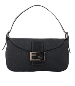 Zucca Baguette, Canvas, Black, 23058BR003JQ5078, DB, 2*